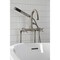 Aqua Vintage CCK8108DX Freestanding Tub Faucet with Supply Line, Stop Valve, Brushed Nickel CCK8108DX - alternate 5